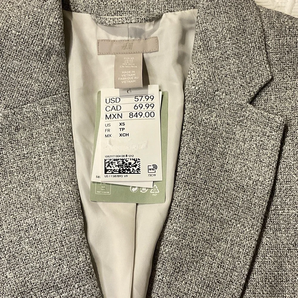 H&M Light Gray Women's Blazer